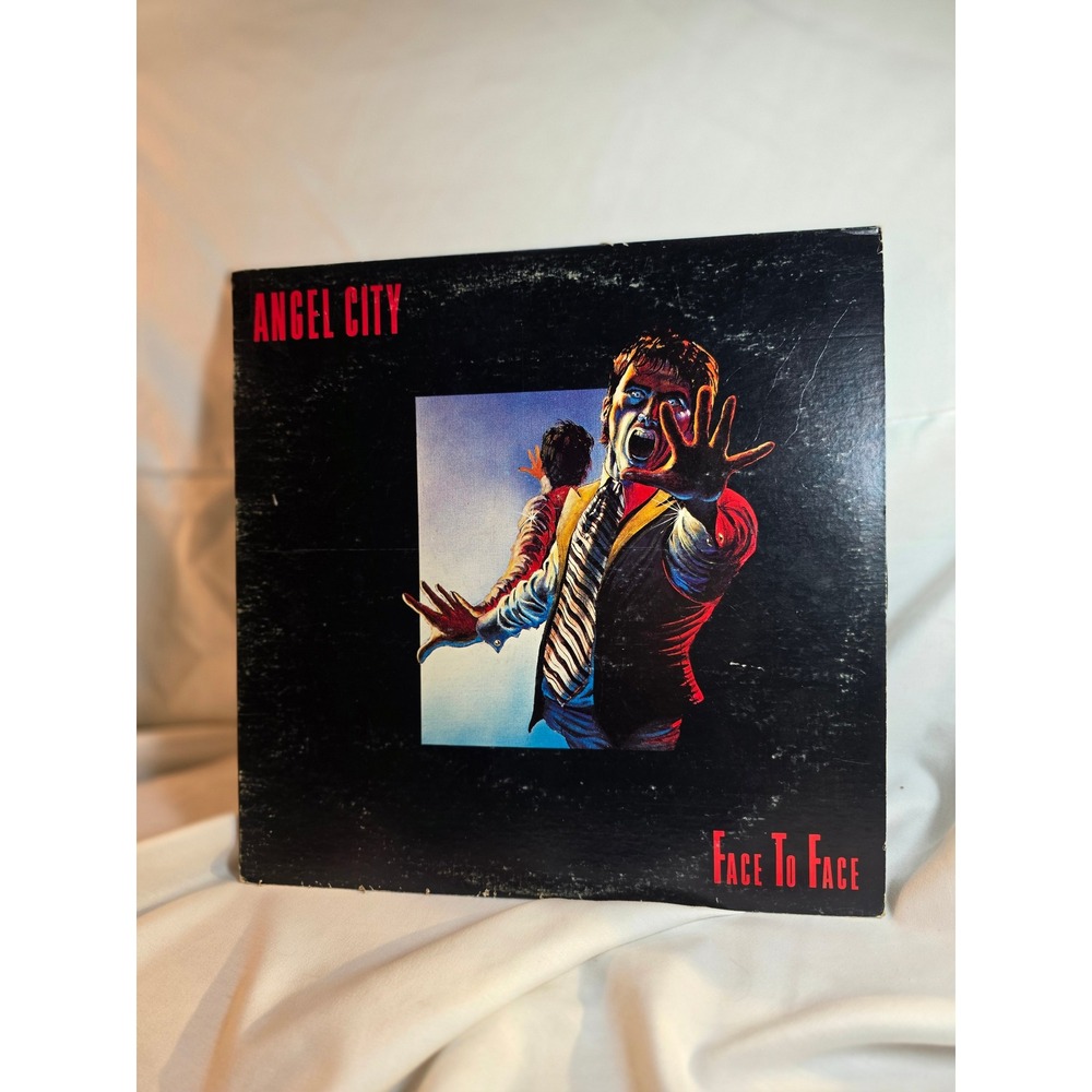 Angel City Face to Face Vinyl LP Epic JE 36344 Australian Rock The Angels